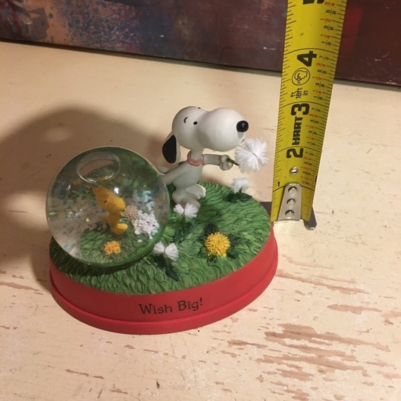 2012 Hallmark Peanuts Gallery Snoopy Figurine " Wish Big ! " - Picture 10 of 10